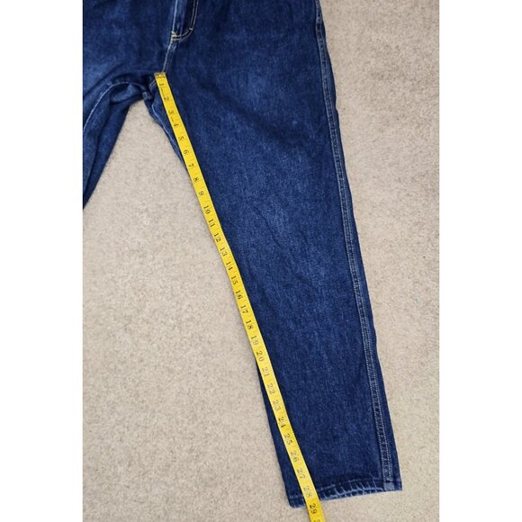 VTG 80s 90s Gitano Womens Mom Jeans Sz 16 Long Pleated High Rise Y2K Indie - Picture 9 of 9